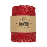 3mm Cord BIG CORD in Christmas Poppy (003)