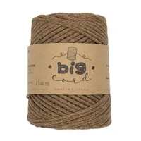 3mm Cord BIG CORD in Caramell with Chocolate (013)