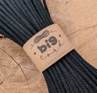 6mm Sewing Cord BIG CORD in Charcoal (154)