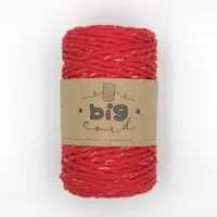 Macramé cord 3 mm in Christmas Poppy (003)