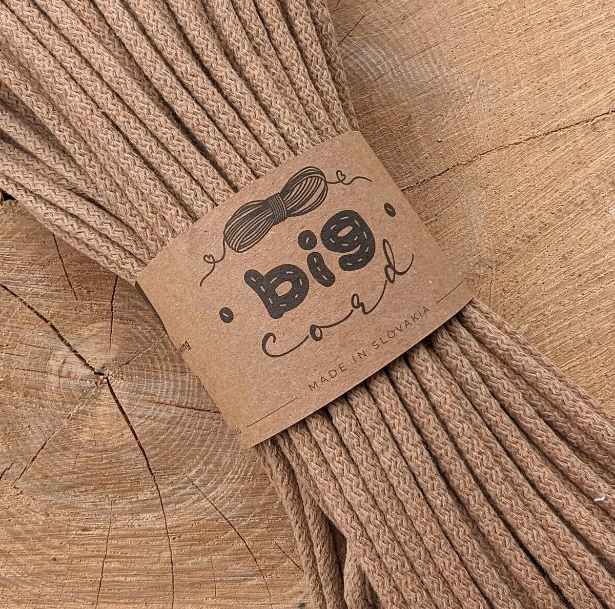 6mm cord for sewing (110) as Sandstone