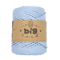 3mm Cord BIG CORD in Forget Me Not with Silver (020)