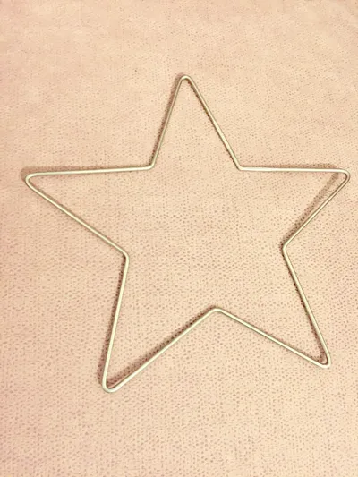 Decorative metal star