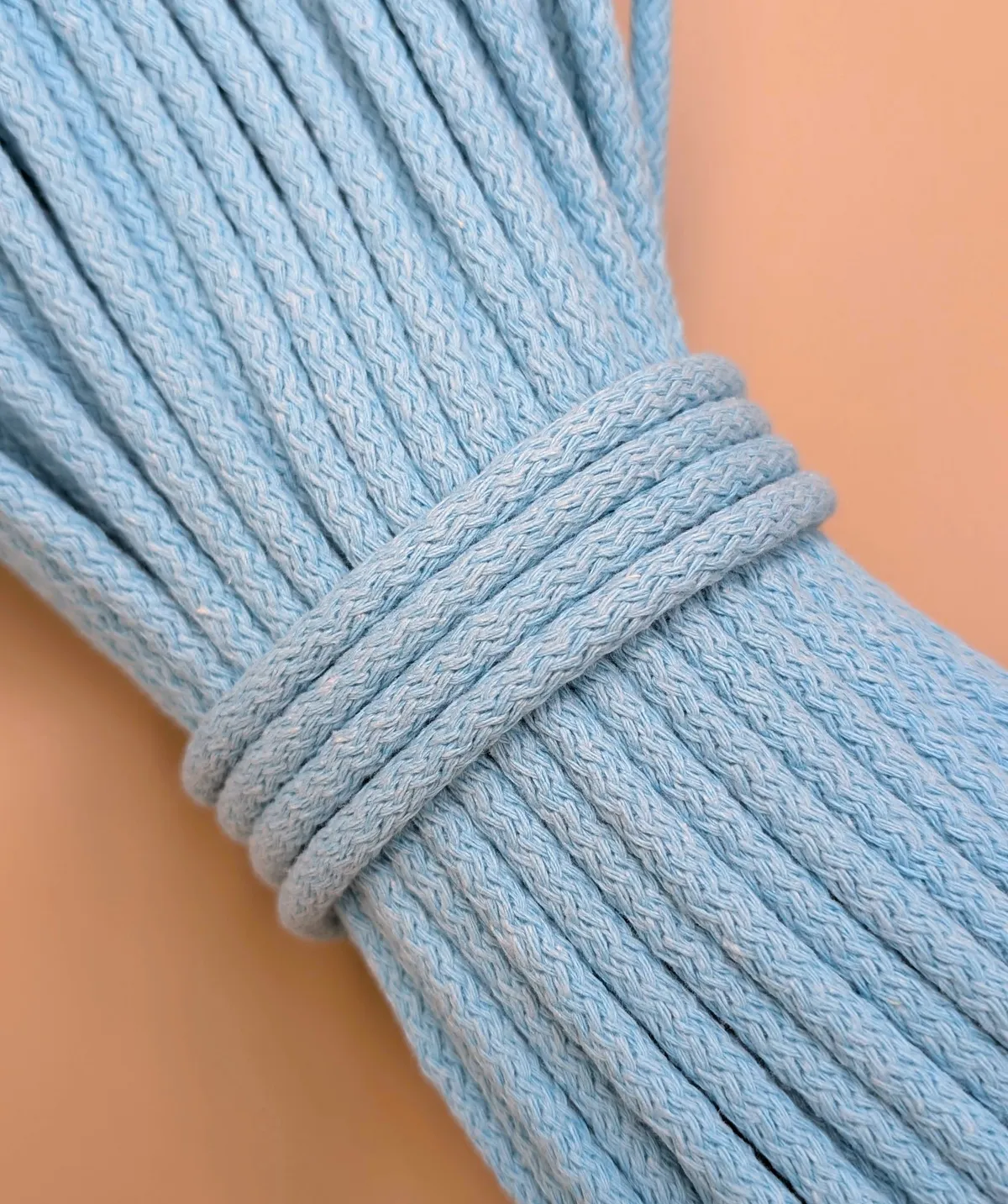6mm cord for sewing (155) as Aqua mint