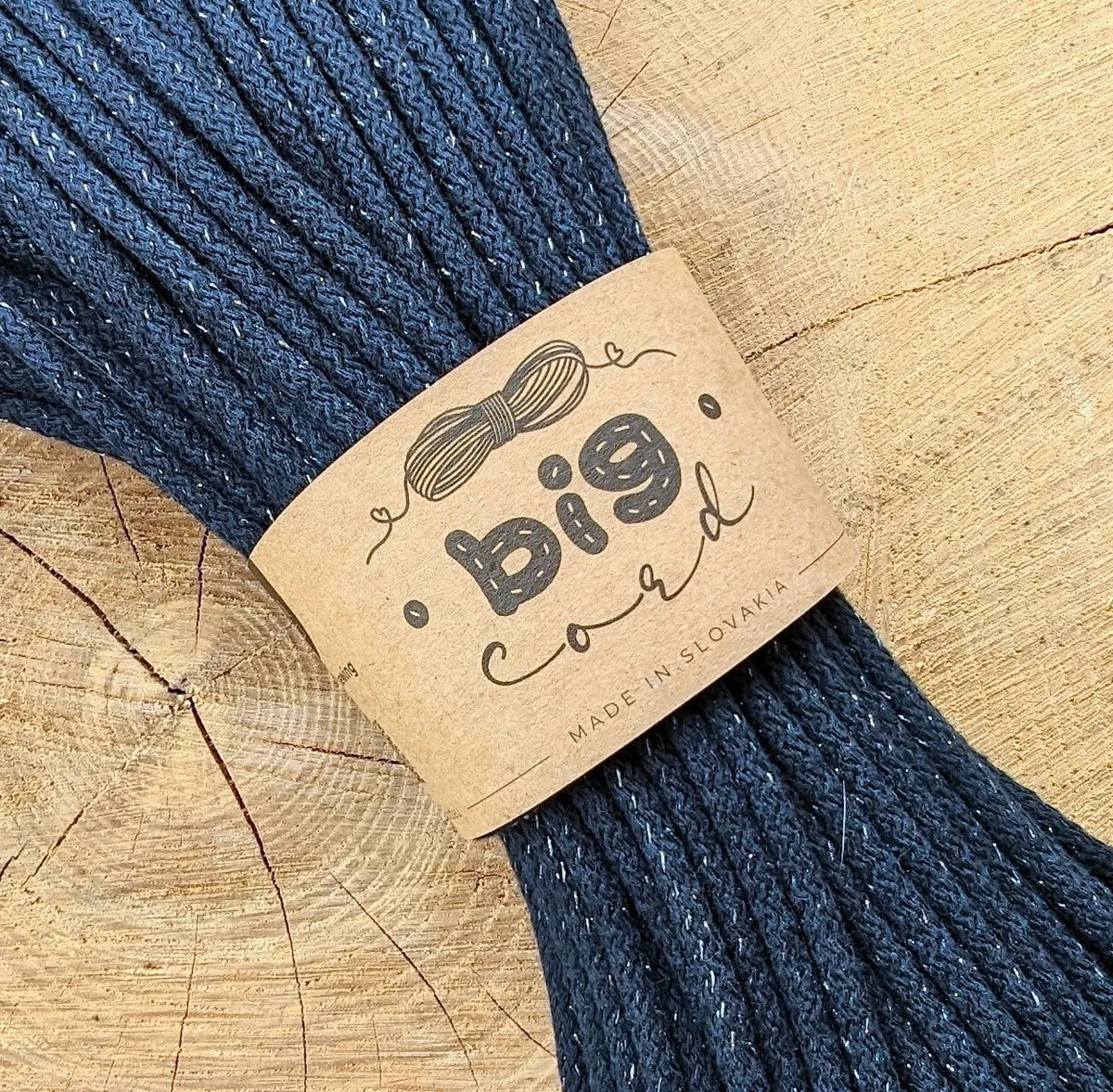 6mm cord for sewing (010) as Sapphire with Silver