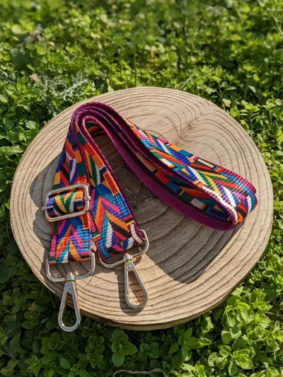 Textile handbag strap – pattern no. 12