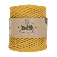 5mm Cord BIG CORD in Mustard with Gold (057)