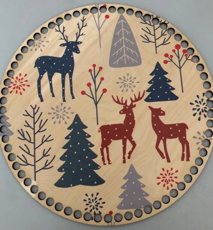 Vianočný 30cm podstavec JELENČEK