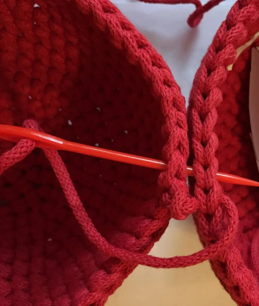 How to crochet a heart – 4