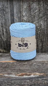 3mm špagát BIG CORD as Nezábudka so striebrom