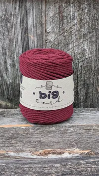 3mm špagát BIG CORD as Pivonka bordová
