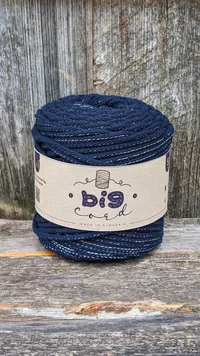 5mm špagát BIG CORD as Zafír so striebrom