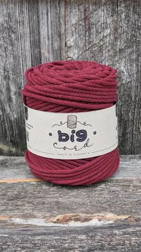 5mm špagát BIG CORD as Pivonka bordová