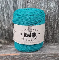 1,5mm špagát BIG CORD as Orchidea tyrkysová