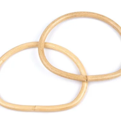 Bambusová ucha na tašky 14 x 17,5 cm BAMBUS SVETLY