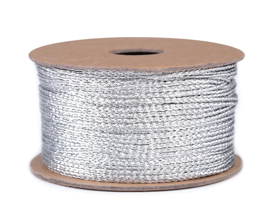 Šnúrka plochá šírka 1,2 mm vianočná