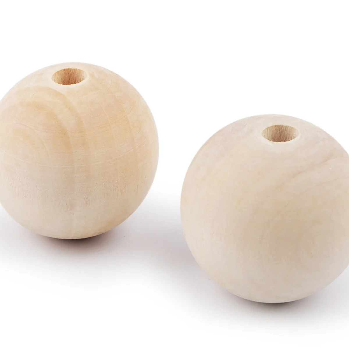 Drevené korálky nelakované Ø40 mm