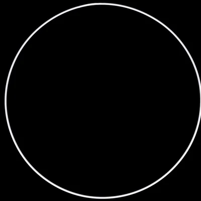 Kovový kruh pro lapač snov Ø25 cm – NIKL