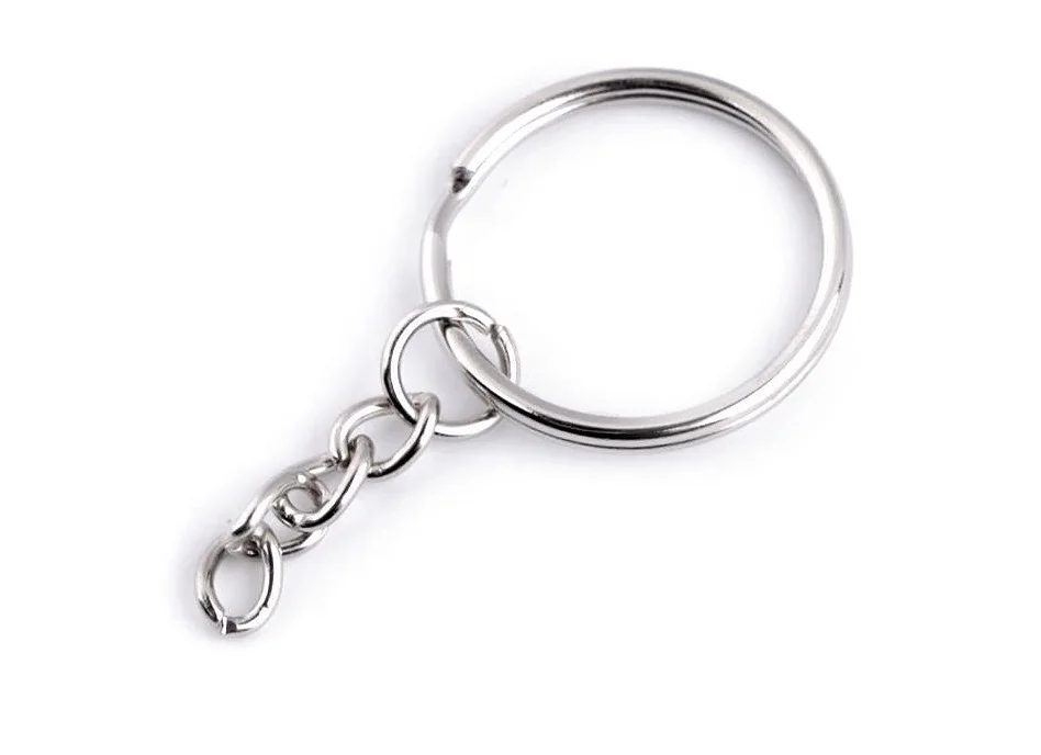 Krúžok na kľúče Ø25 mm s retiazkou