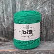 2mm yarn BIG CORD as Emerald