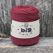 3mm braided cord as Burgundy Peony