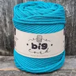 5mm braided cord as Turquoise orchid