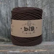 5mm braided cord as Dark Chestnut (threads)