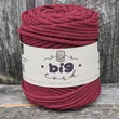 5mm braided cord as Burgundy Peony (threads)