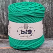 5mm braided cord as Emerald (threads)