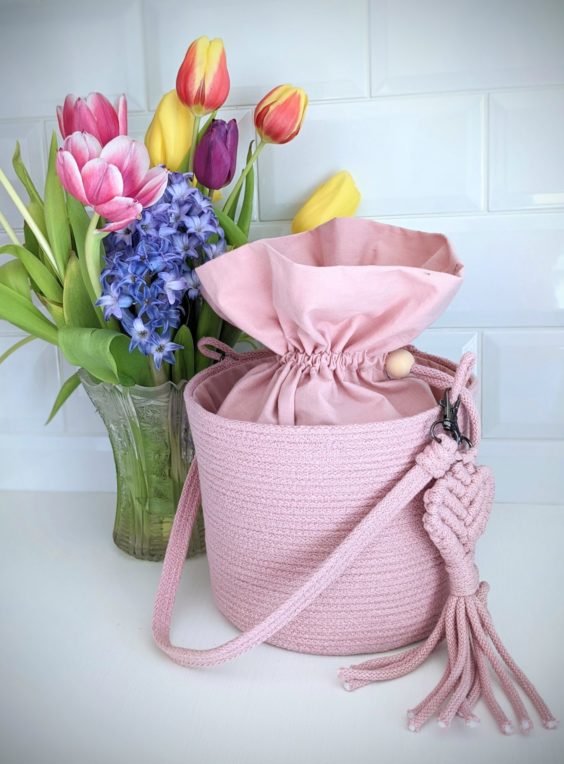 Návod na šitú kabelku zo špagátov