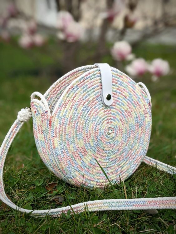 Šitá kabelka zo šnúr na šitie - ako na to?