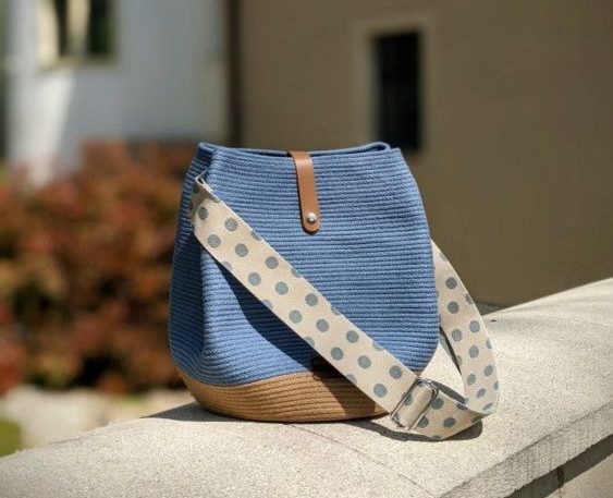 Kabelka zo šnúr na šitie - návod